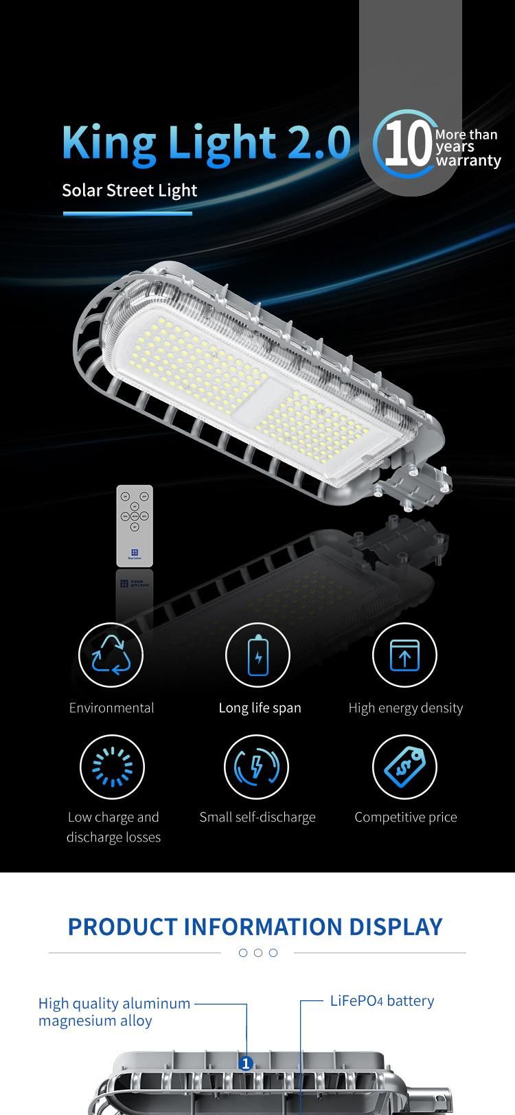 Solar LED Street Light 56W with Long Life Span