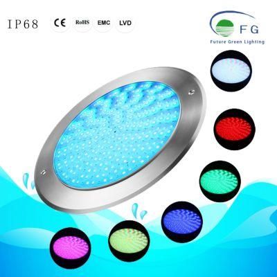 8mm Thickness 230mm 35W DC12V RGB LED Swimming Pool Underwater Light