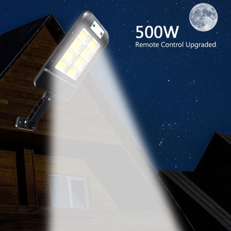 Powerful Remote Control COB Solar Light LED Outdoor Solar Lamp PIR Motion Sensor Garden Wall Street Lights Decorative