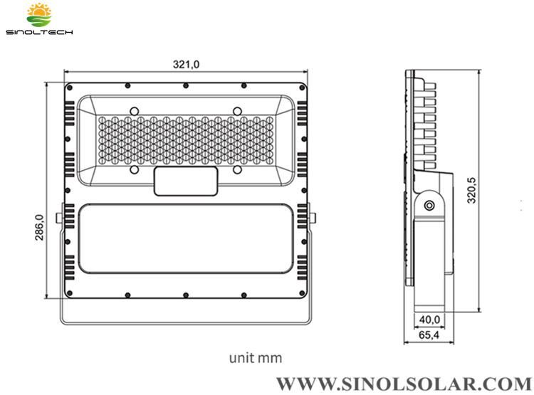 50W LED Solar Powered Flood Light (SN-TT2.0/3.0)