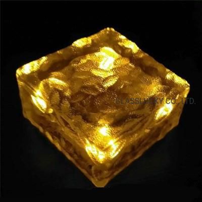 Solar Energy Ice Brick Lamp Small Ice Brick Garden Landscape Decorative Lamp