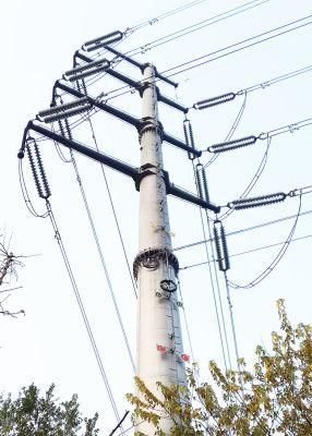 Electric Lighting Pole Hot DIP Galvanized Electrical Power Column