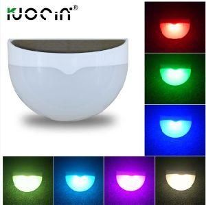 2017 Solar Powered Outdoor Lighting Color Light Garden Decor with Motion Sensor Light