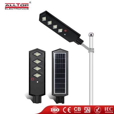 Alltop Guangdong Integrated Waterproof IP65 Outside SMD Stadium Highway All in One Solar Street Lamp