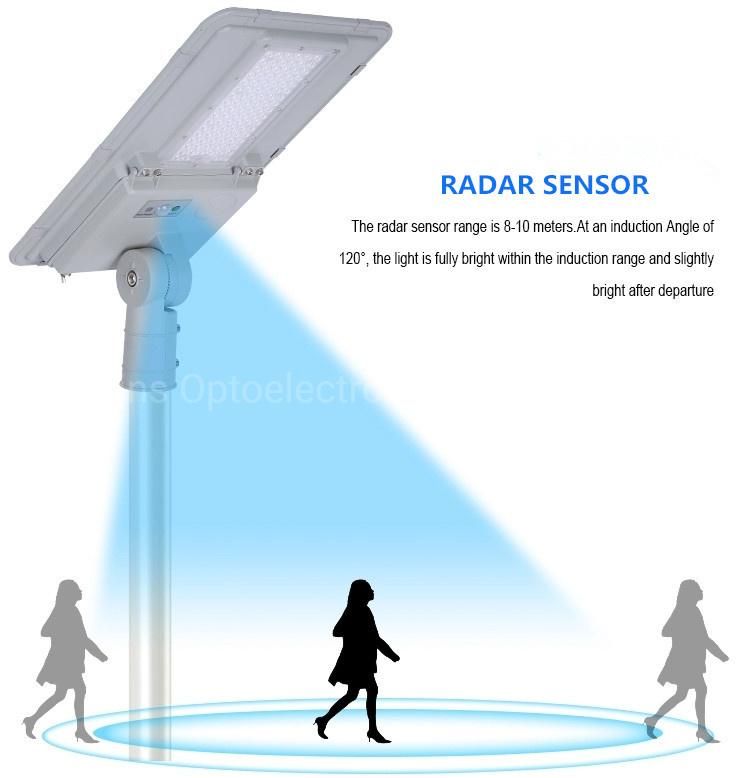 Remote Control IP65 60W 100W 150W All in One Street Light