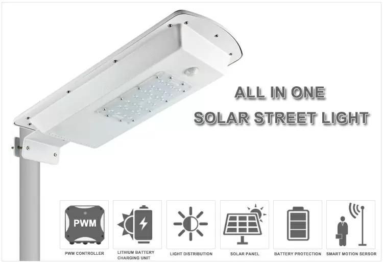 Motion Sensor Integrated Solar Detachable Street Light Easy Use