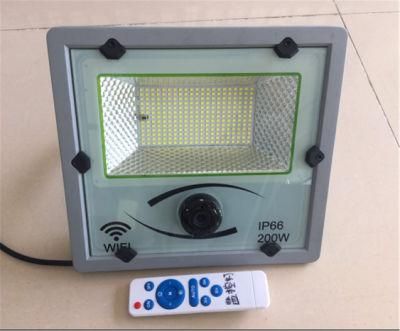 Yaye 2021 Hot Sell 200W/400W Solar LED Flood Light with Camera /Remote Controller/Solar Light with Camera