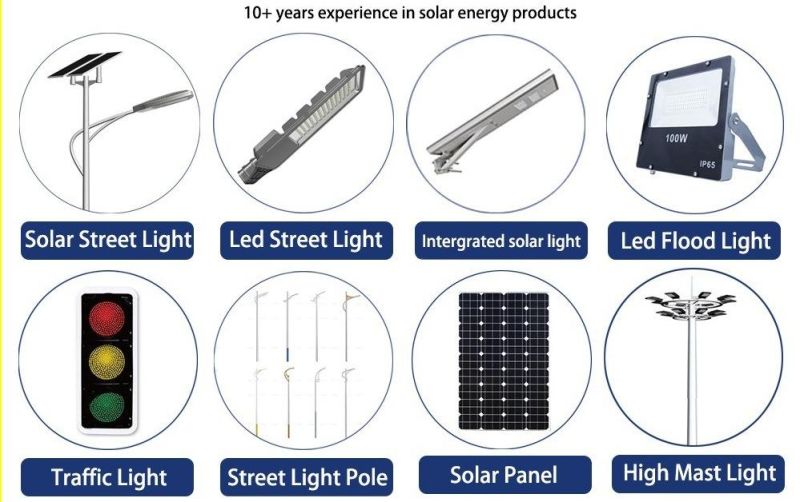 30W, 40W, 50W, 60W, 80W, 100W Aio Solar LED Light/Lighting/Lamp with PIR/Motion Sensor