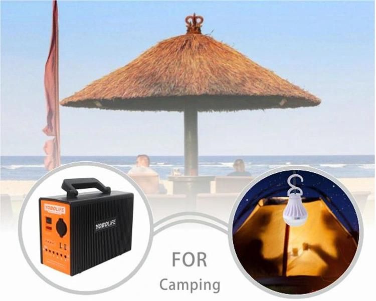 12V Car Charging Plug · · Solar Lighting System with 12V DC TV Output Port