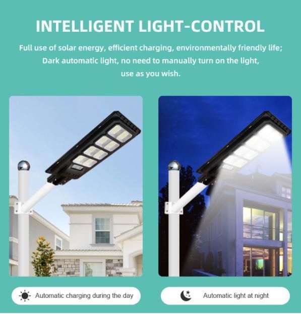 High Quality Durable Outdoor Best Price Brightness List Motion Sensor IP66 100W 200W 300W All in One Garden Outdoor Solar LED Street Light