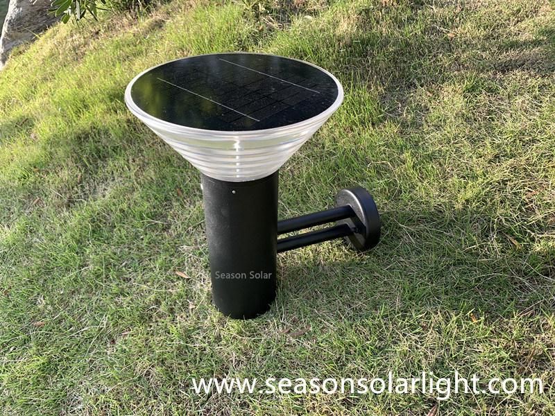 Rechargeable 5W Remote Control Solar Powered Outdoor Wall Light LED Solar Light Wall with Warm+White LED Light