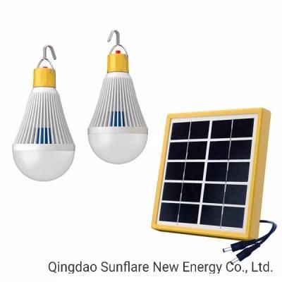 Emergency 2*2W Solar LED Bulbs/Light/Lantern/Lamp Charging Mobile Phone