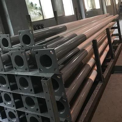 Professional Factory Galvanized 3m 4m 5m 6m 7m 8m 9m 10m 11m 12m Road Lighting Poles Steel Street Light Pole