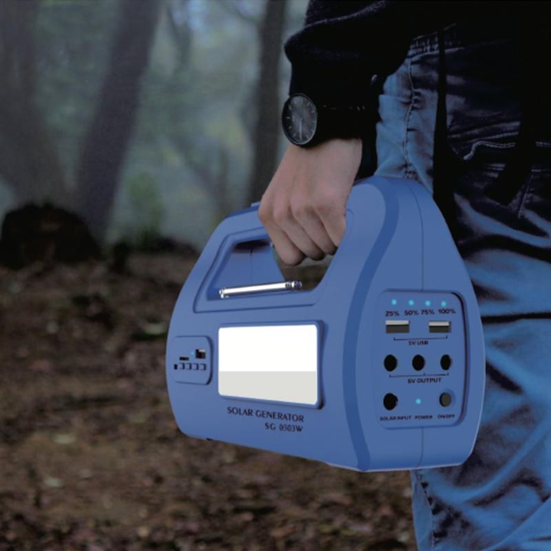 3W Portable DC Solar Power Supply