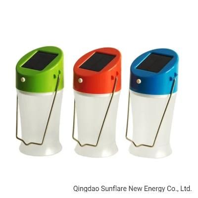 Popular Solar Light/Lantern/Lamp with 400mAh LiFePO4 Battery for Reading/Camping