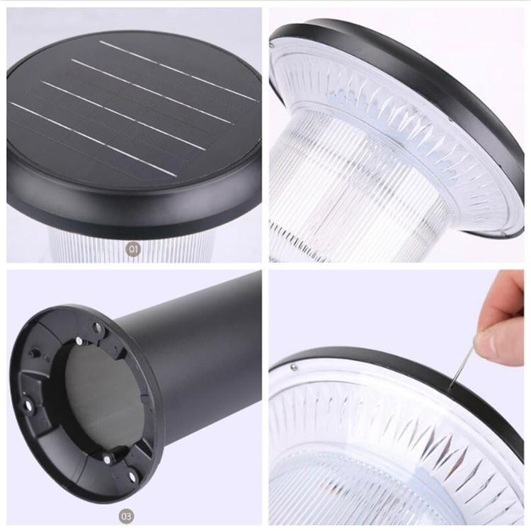 Portable Solar Lighting Fixture Bright LED Light Outdoor Solar Garden Light