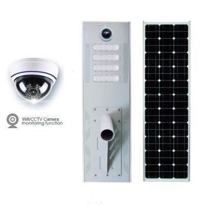 IP66 Waterproof 2MP CCTV Camera 100W LED Solar Street Light