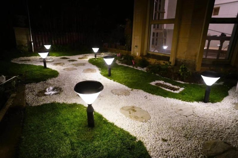 Outside LED Garden Lawn Landscape Solar Column Light