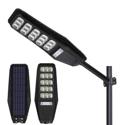 Best Selling IP65 Waterproof ABS Streetlight SMD 100W 200W 300W Outdoor All in One Integrated LED Solar Street Light