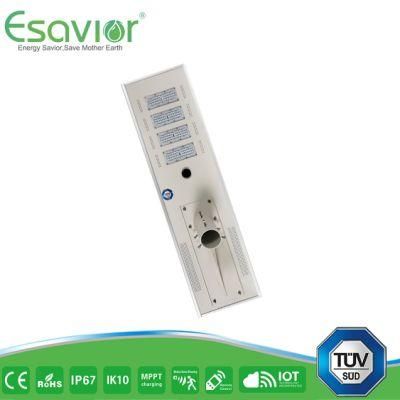 Esavior 80W LiFePO4 Lithium Batteries Solar Street Light Solar Lights