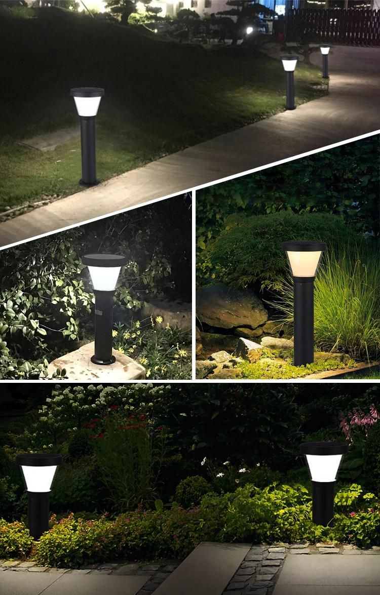 Bspro High Quality Hot Selling Lights Outdoor Waterproof Lawn Lamp Aluminum LED Solar Garden Light