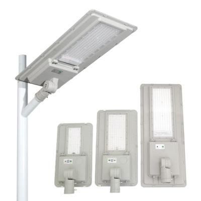 50 Watt -200 Watt China Factory All in One High Efficiency Integrated Solar Garden Yard Lamp LED Solar Street Light