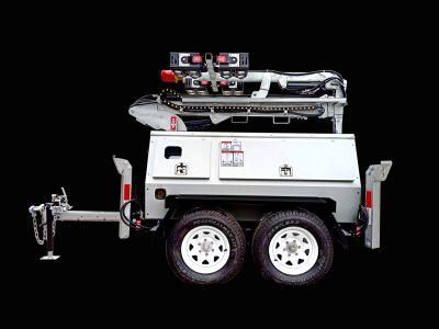 Trailer-Mounted Outdoor Lighting for Rescue and Emergency Mobile Light Tower with LED Lamp