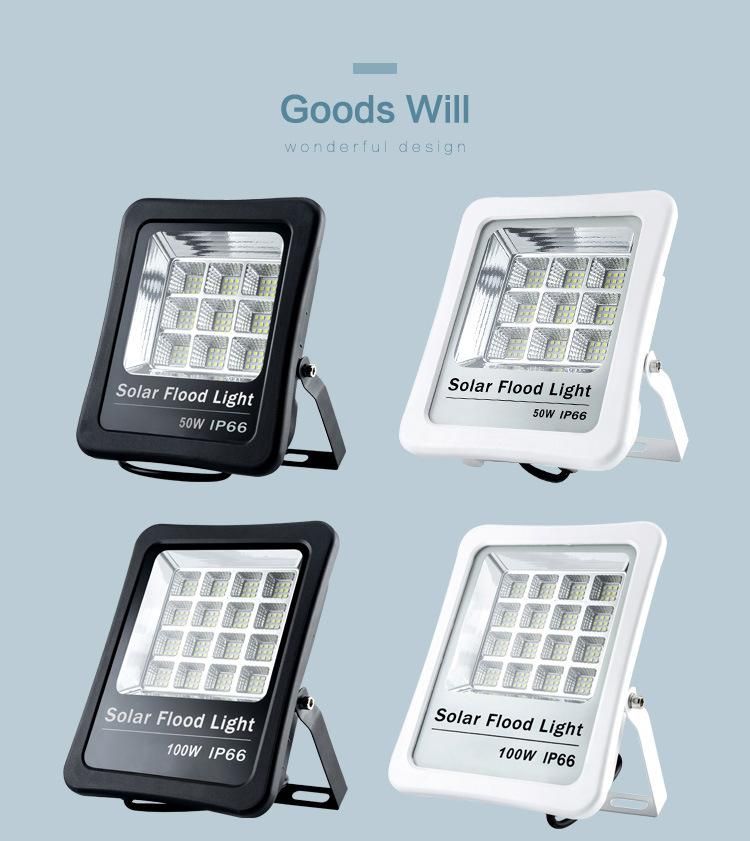 Hottest Sell Stock 240W 150W 100W Outdoor Lighting Solarlight LED Flood Wall Garden Light LED Solar Light