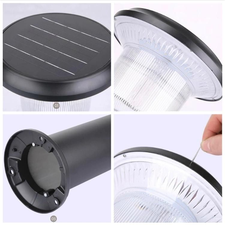 OEM Hotsale Warm Light Aluminum IP65 Waterproof Solar Lawn Light for Household Garden Courtyard