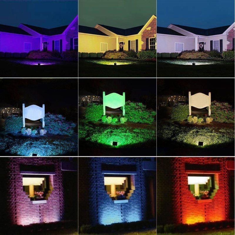 50W IP66 Outdoor Landscape RGB LED Street Flood Light