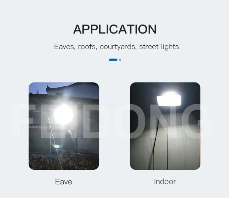 High Power Quality LED Floodlight Solar Energy Saving Outdoor Lamp Remote Control Light