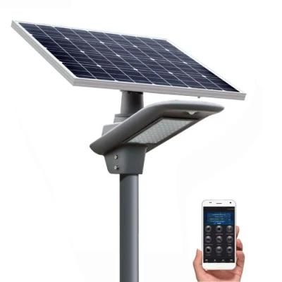 Energy Saving Outdoor Lighting Aluminum All in One Integrated Solar Street LED Light 40W