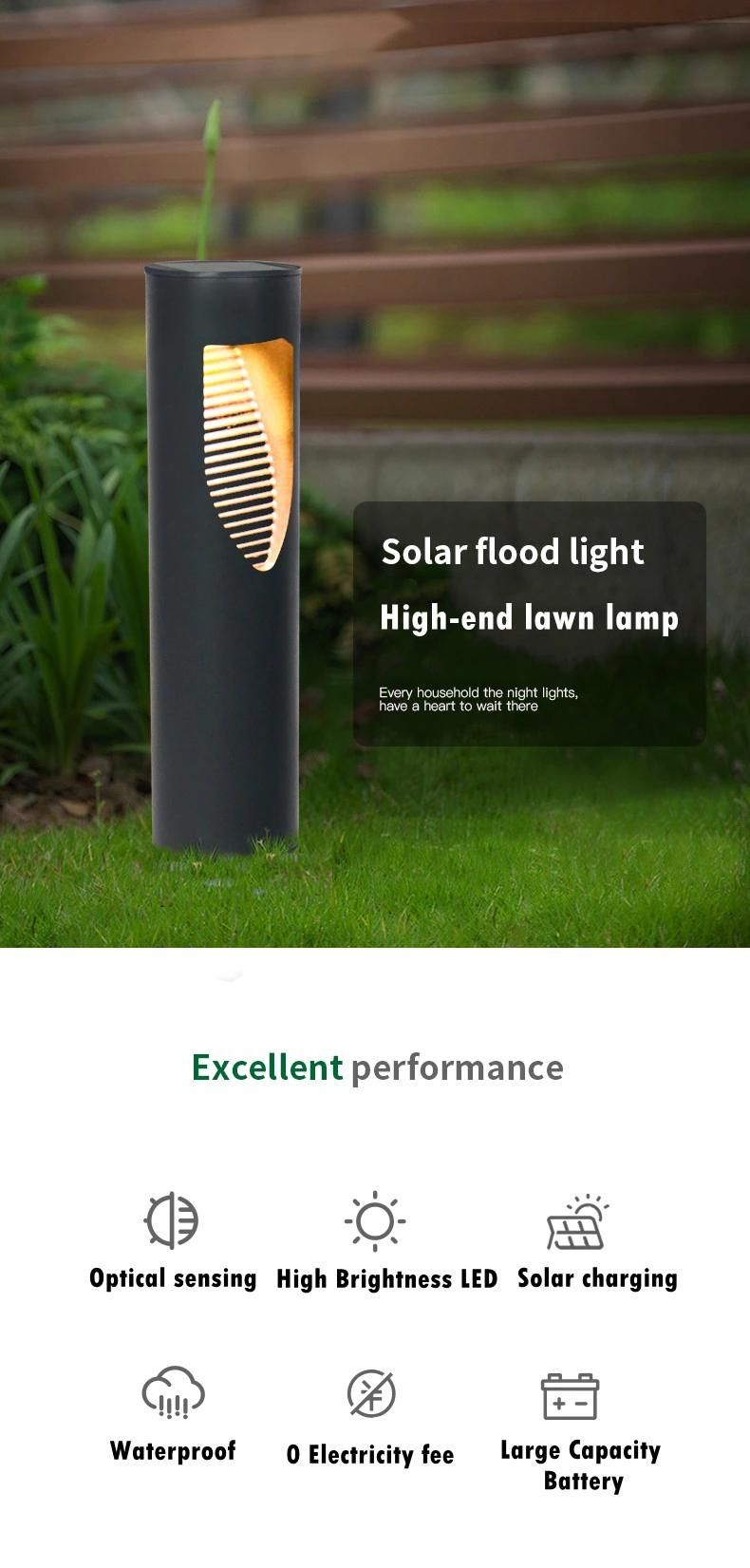 Modern Simplicity Solar Waterproof LED Garden Lawn Light for Courtyard Villa Landscape Lawn