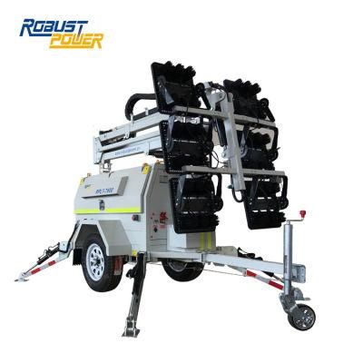 9m High Mast 6X480W Hydraulic Portable Telescopic Light Tower