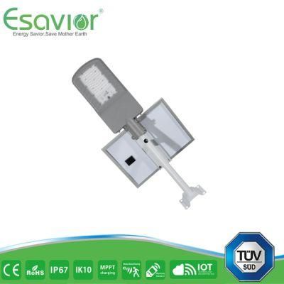 Esavior 10 Years Manufacturer Warranty 50W All in Two LED Solar Street Lights