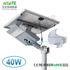 Manufacture LED Street Light with Solar Panel 20W-100W Outdoor