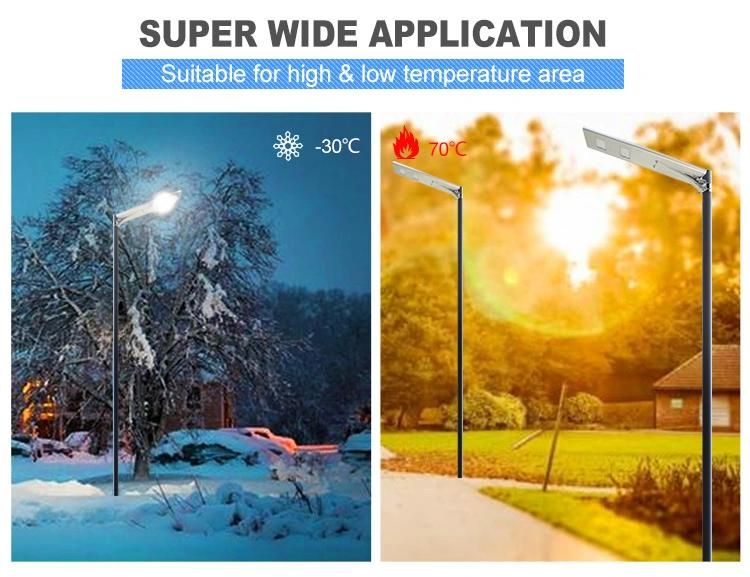 Outdoor IP65 Lighting PIR Sensor 20W Solar LED Street Light