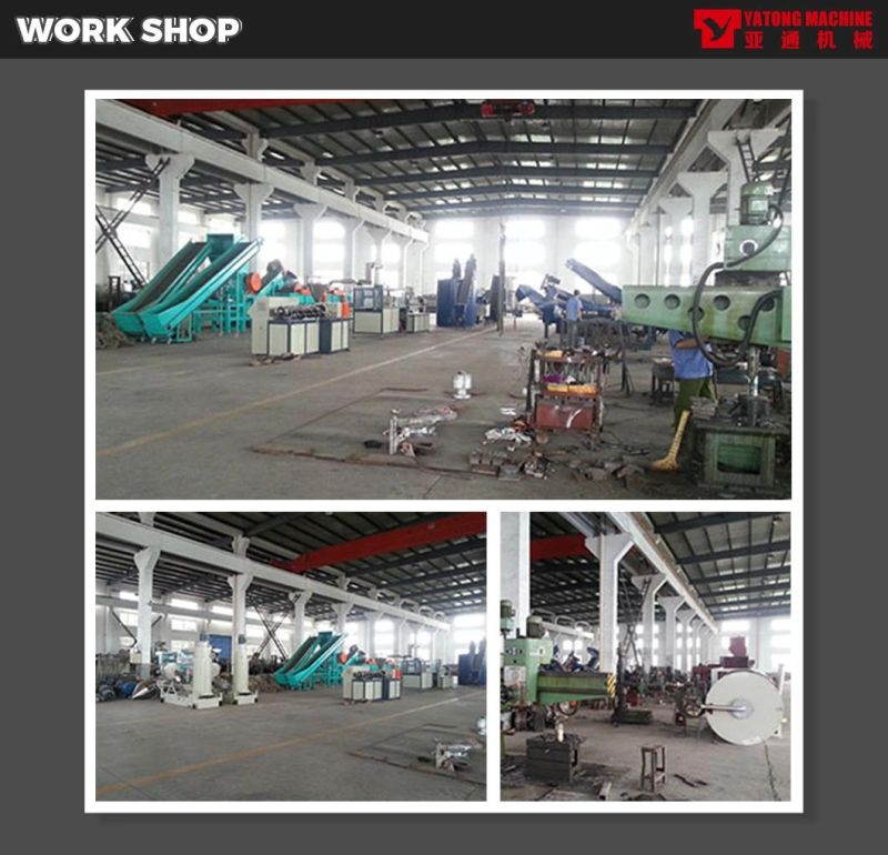 Yatong High Output Plastic Pelletizing Machine Price Waste Plastic Pet Bottle Recycling Line