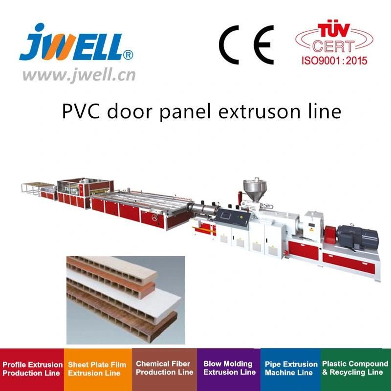 Plastic PVC/WPC (PE/PP wood) Window Decking Profile/Ceiling/ Door Board/Wall Panel/Edge Banding/Sheet Extrusion Extruding Machine Production Line