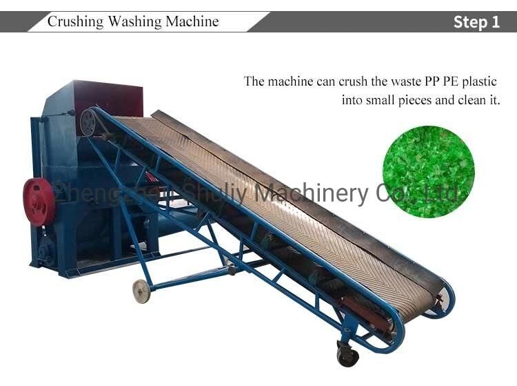 Plastic Recycling Machine for PE/PP/PA/PVC/ABS/PS/PC/EPE/EPS/Pet Washing and Pelletizing Granulating on Sale