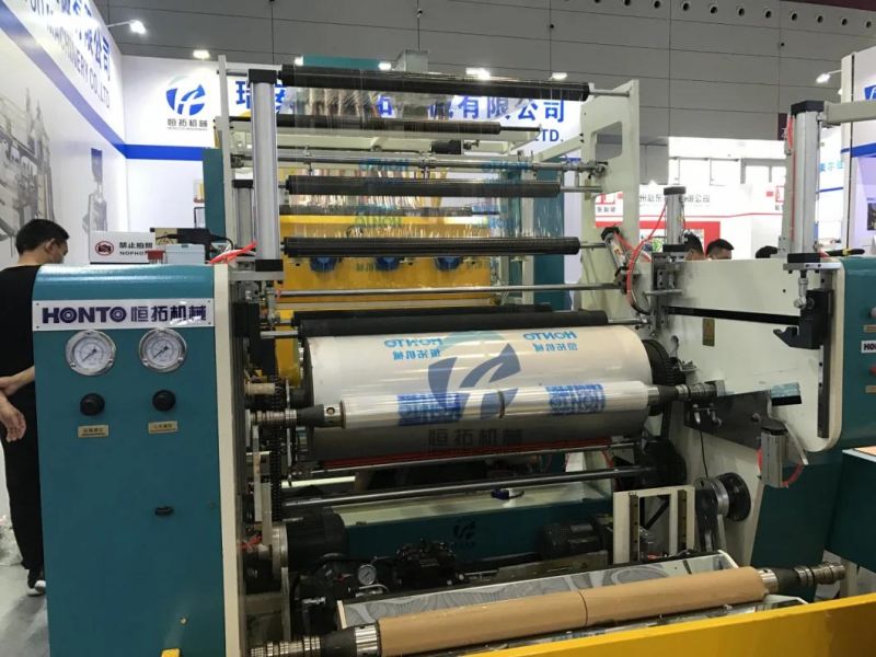 PE LLDPE Double Layer Automatic Stretch Wrap Film Casting Machine for Package and Food