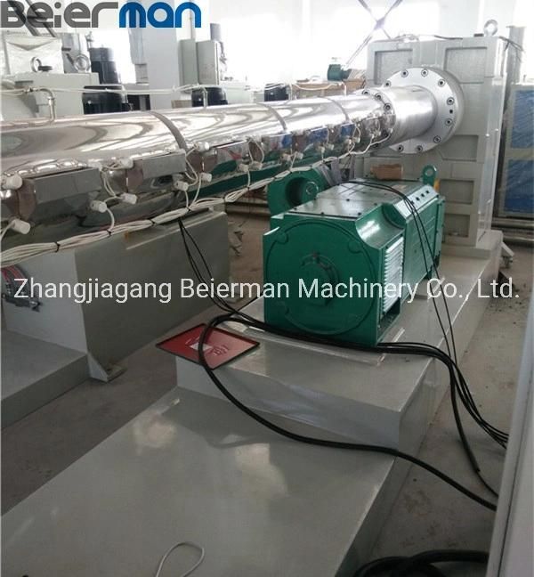 18.5kw Motor Power Sj45/33 Single Screw Extruder for Extrusion Pet PP PE Material Guomao Gearbox