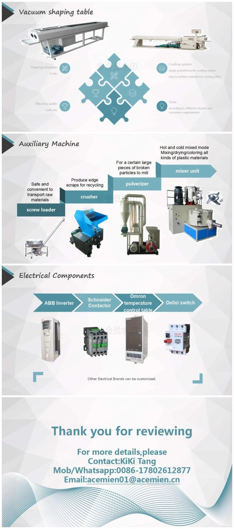 PE PP Building Templates Machine