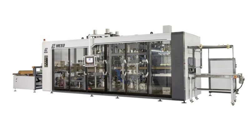 Manufacturer Price Automatic Multi-Stations Thermoforming Machine Three Station Pressure & Vacuum Forming Machine