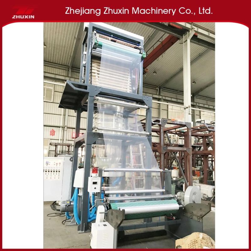 Plastic Film Blowing Machine with Haul-off Rotary Die Head