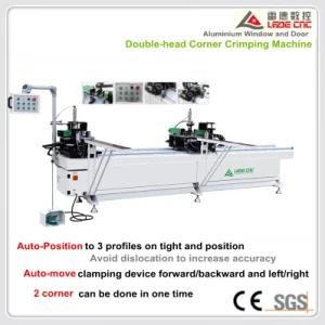 Aluminum Window and Door Machine Double Head Corner Crimping Machine with Position Point ...