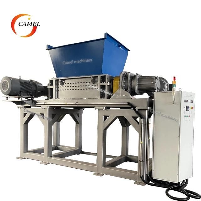 Twin Shaft Shredder for Waste Plastic Recycling Machine Supplier