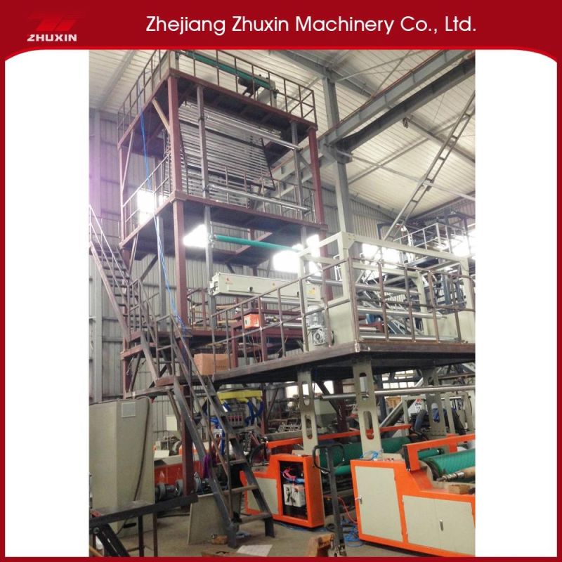 Zhuxin Haul-off Rotary Die Head Colored Film Blowing Machine