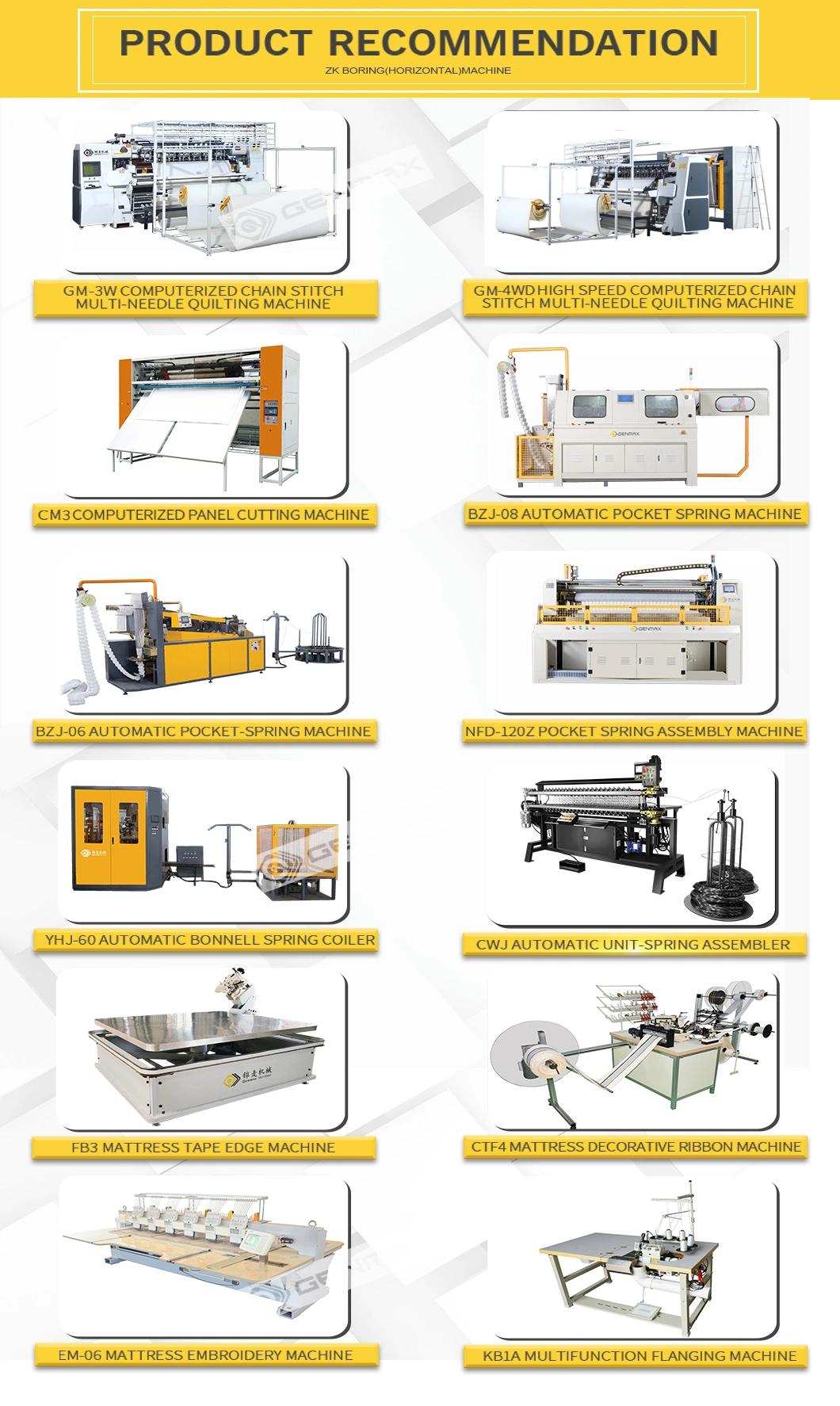 Sponge Foam Cutrting Boring Horizontal Machine Foam Sponge Cutting Machine Zk