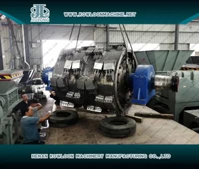 Steel Composited Waste Crusher Granulating Machinery Plastic Granulators Rubber Plastic ...